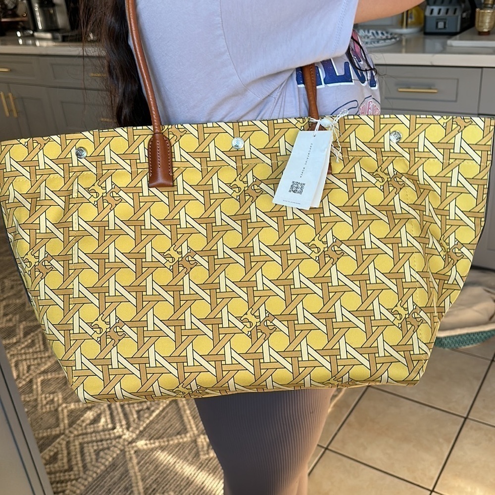 Tory Burch
Canvas Basketweave Tote - Picture 6 of 8